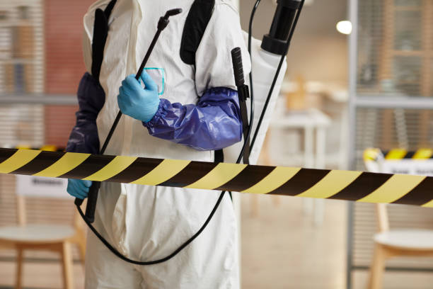 Professional Blood Cleanup technician working in Grover, CO